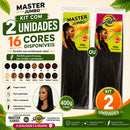 Kit 2 Jumbo 400g Cabelo Sintético Para Tranças Box Braids Fibra