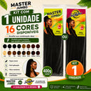 Kit 2 Jumbo 400g Cabelo Sintético Para Tranças Box Braids Fibra Leve Várias Cores