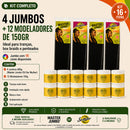 Kit 4 Jumbo Para Tranças Box Braids + 12 Pomadas 150g Finalizadoras