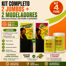 Kit 2 Jumbo 400g Para Tranças + 2 Pomada Modeladora 1kg Cabelo.