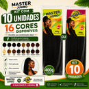 Kit 10 Jumbos 400g Cabelo Sintético Para Tranças Box Braids