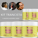 Kit com 5 modeladores 500g  - Para tranças e Penteados