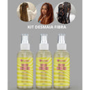 Kit 3 Desmaia Fibra Hidra Thermal – Fibras Hidratadas e Desembaraçadas em Segundos